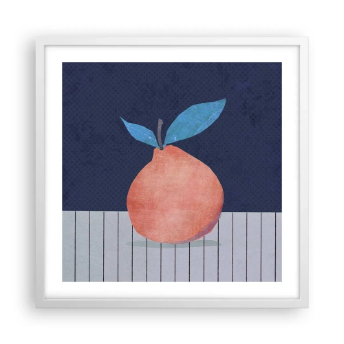 Poster in cornice bianca - Convessità e piano - 50x50 cm