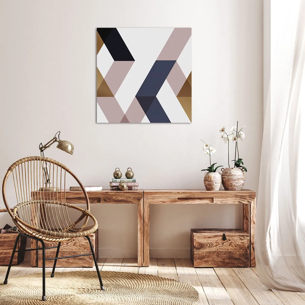 Quadro su tela - Stampe su Tela - Piani e angoli - 30x30 cm