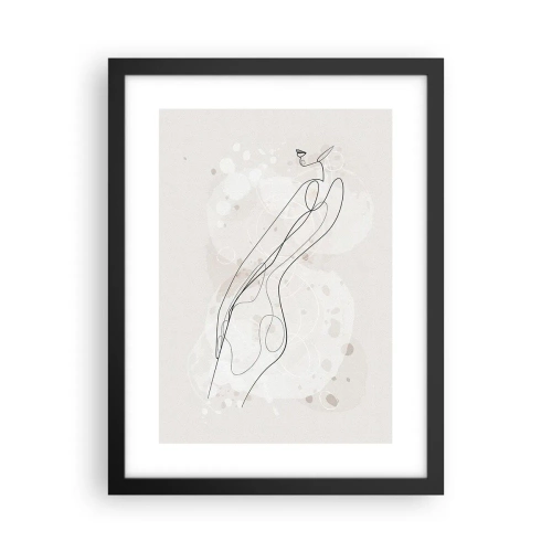 Poster in cornice nera - Errando con lo sguardo - 30x40 cm