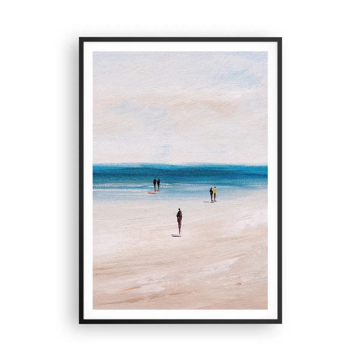 Poster in cornice nera - Un bisogno naturale - 70x100 cm