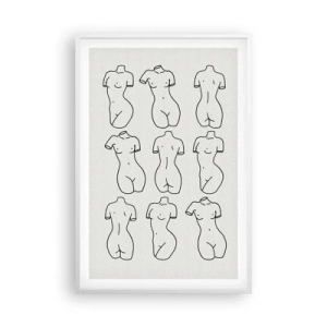 Poster in cornice bianca - Solo Venere - 61x91 cm