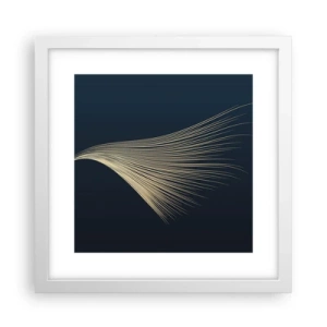 Poster in cornice bianca - Come un capello d'angelo - 30x30 cm