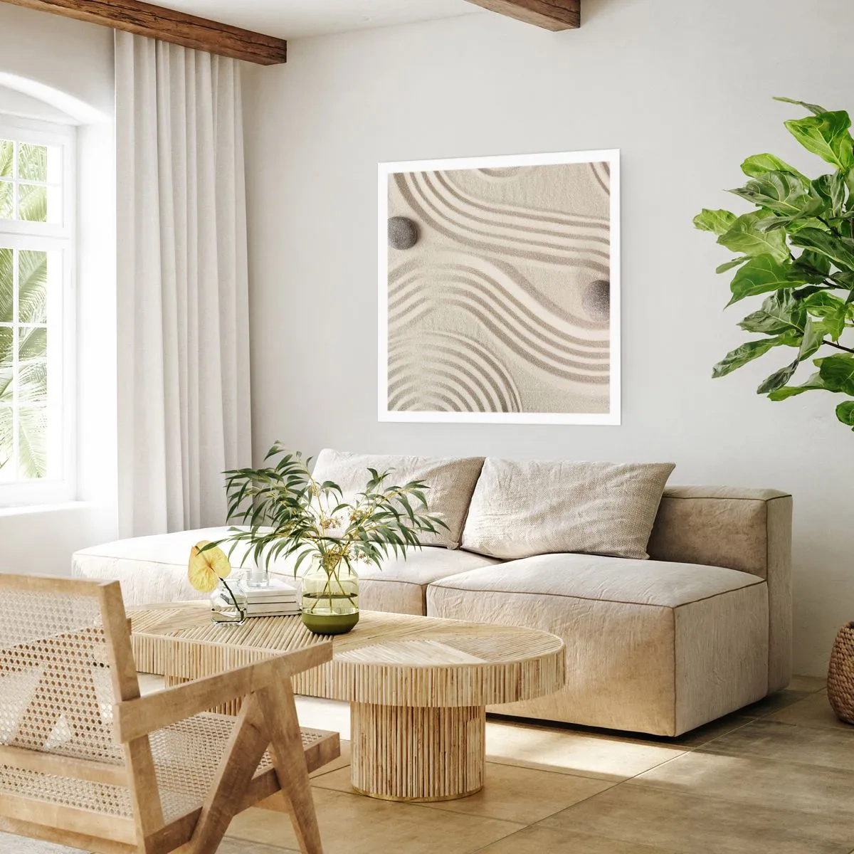 Poster - Il tocco del calore - 50x50 cm