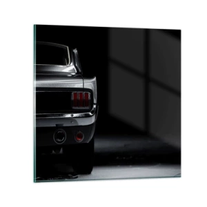 Quadro su vetro - Il fascino del classico - 70x70 cm