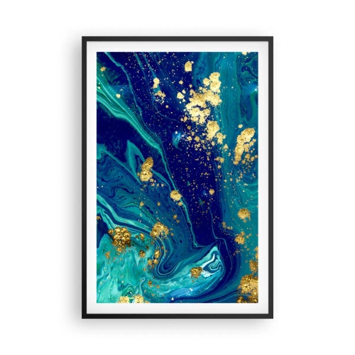 Poster in cornice nera - Petali di sole - 61x91 cm