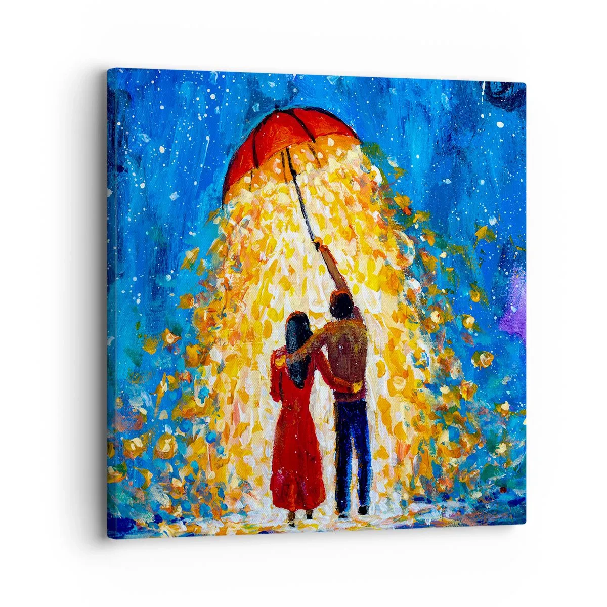 Quadro su tela - Stampe su Tela - La magia di una sera piovosa? - 30x30 cm