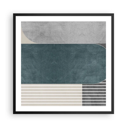 Poster in cornice nera - Composizione orizzontale - 60x60 cm
