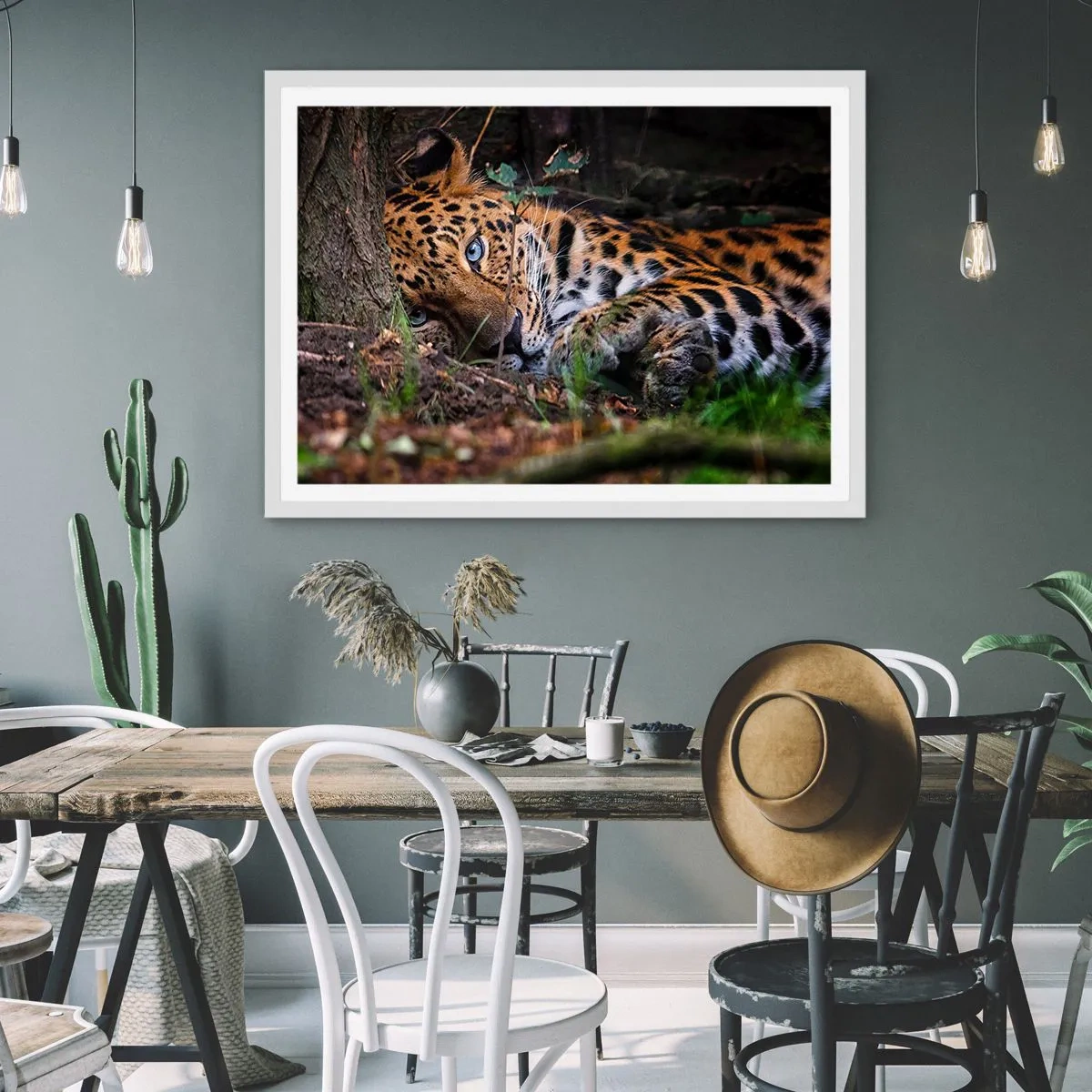 Poster in cornice bianca - Fidati di me - 100x70 cm