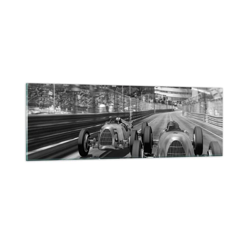 Quadro su vetro - Tanto tempo fa a Montecarlo - 90x30 cm