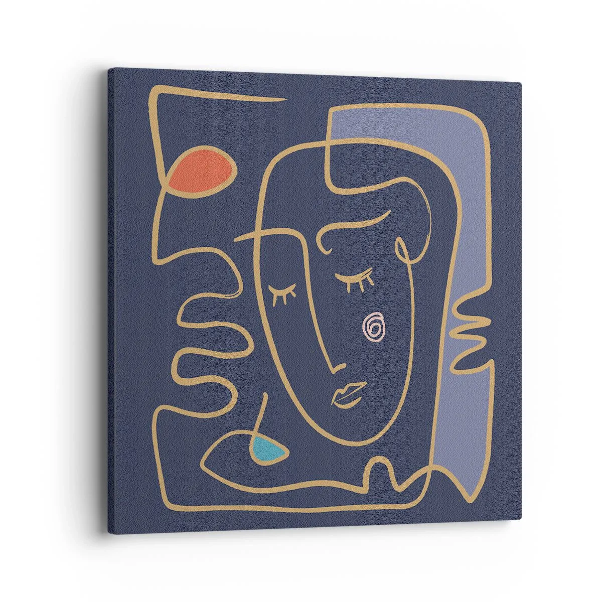 Quadro su tela - Stampe su Tela - Pensierosa - 40x40 cm