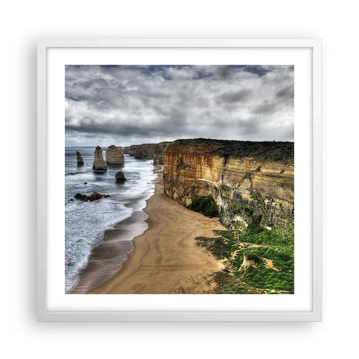 Poster in cornice bianca - Bellezza selvatica - 50x50 cm