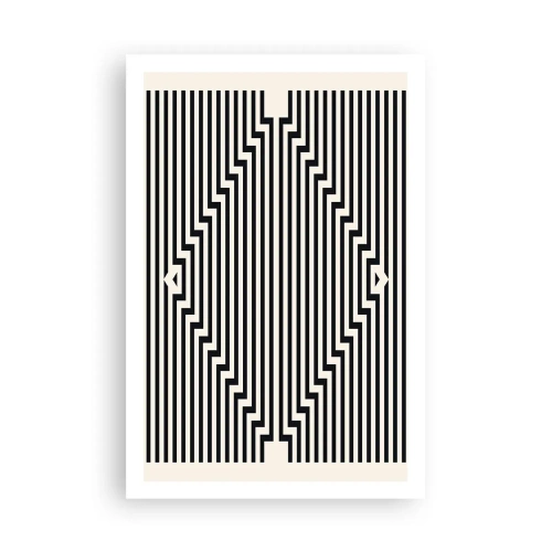Poster - Illusione geometrica - 61x91 cm