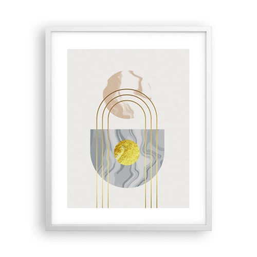 Poster in cornice bianca - Chiarezza e lucentezza - 40x50 cm