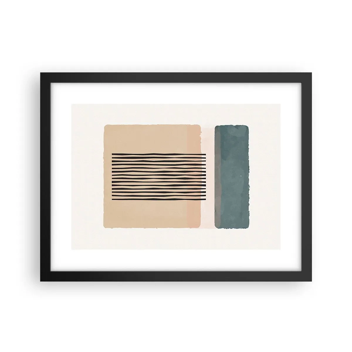 Poster in cornice nera - Tutto a posto - 40x30 cm