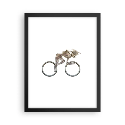 Poster in cornice nera - Macchina perfetta - 30x40 cm