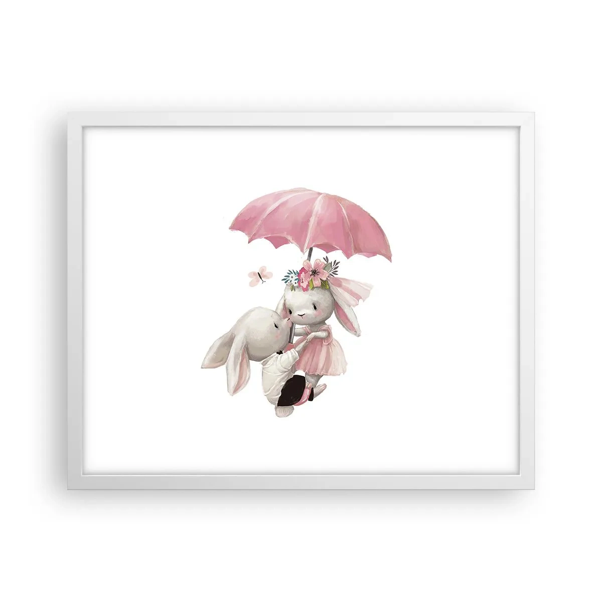 Poster in cornice bianca - Questo è proprio amore - 50x40 cm