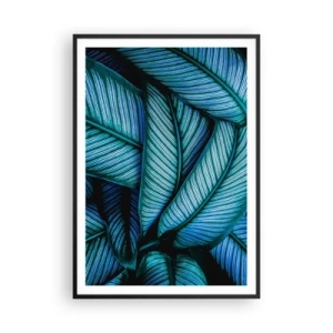 Poster in cornice nera - Le linee della vita - 70x100 cm