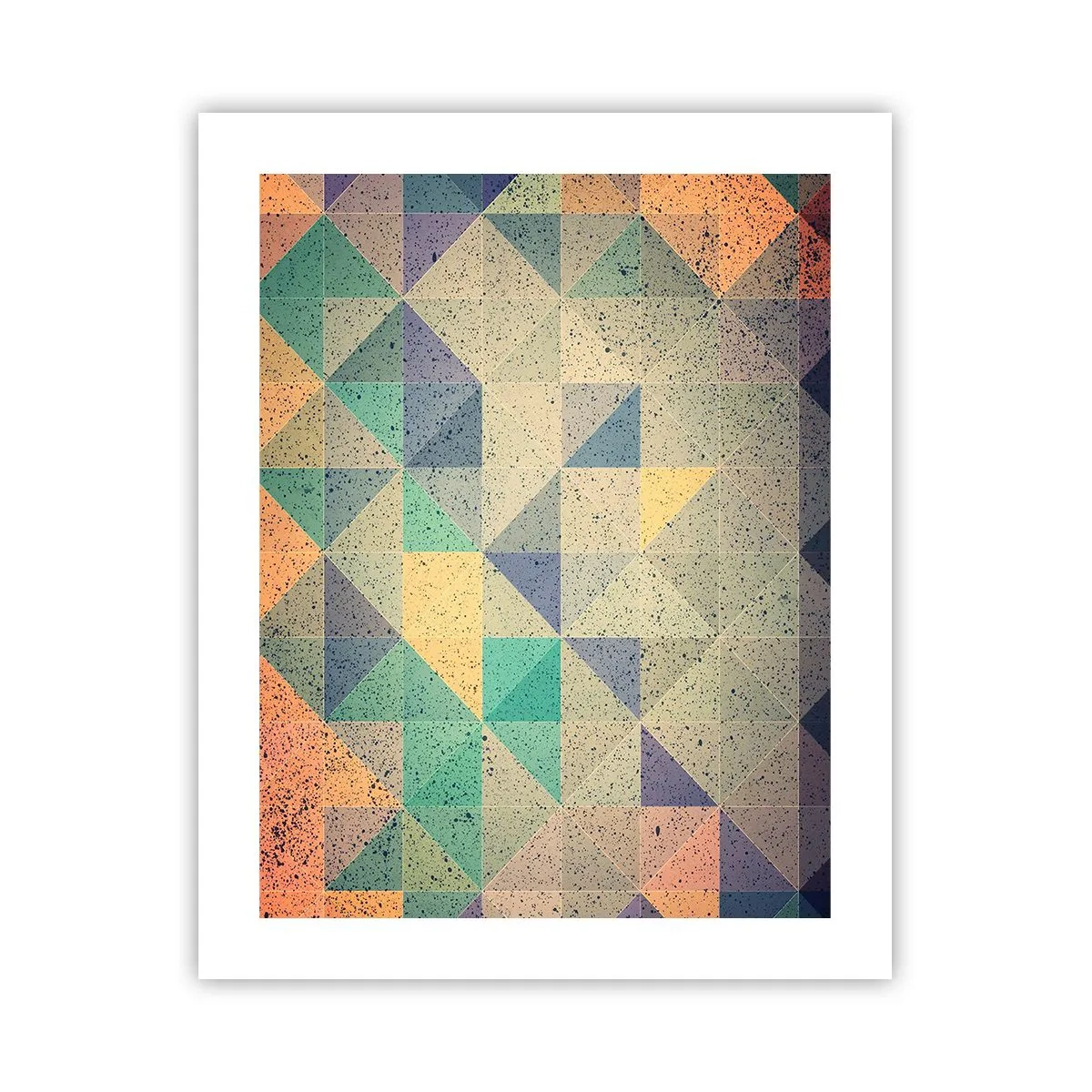 Poster - La repubblica dei triangoli - 40x50 cm