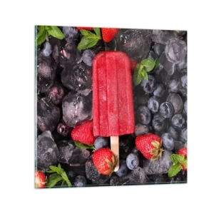 Quadro su vetro - Il sapore della calda estate - 30x30 cm