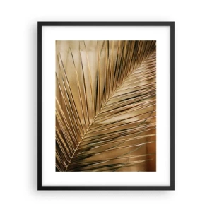 Poster in cornice nera - Colonnato naturale - 40x50 cm