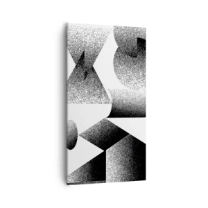 Quadro su tela - Stampe su Tela - Angoli e ovali - 55x100 cm