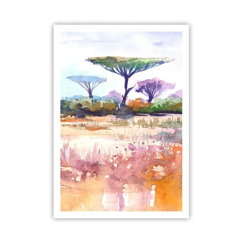 Poster - I colori della savana - 70x100 cm