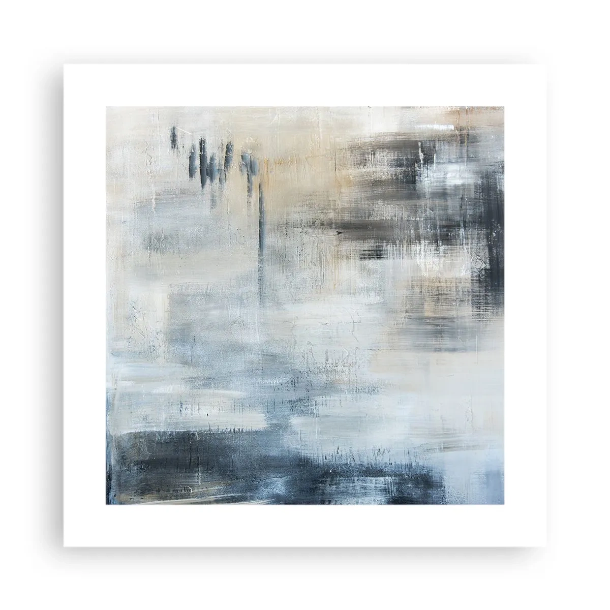 Poster - Coperti dal blu - 40x40 cm