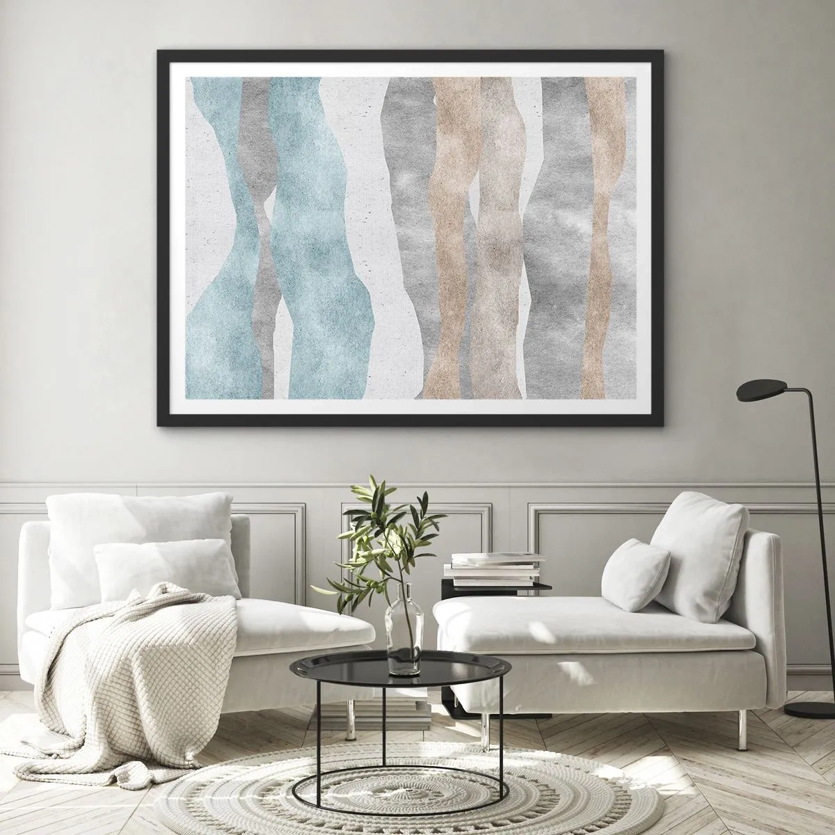 Poster in cornice nera - Studio di prossimità - 91x61 cm
