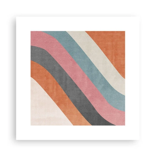 Poster - Composizione diagonale: movimento - 30x30 cm