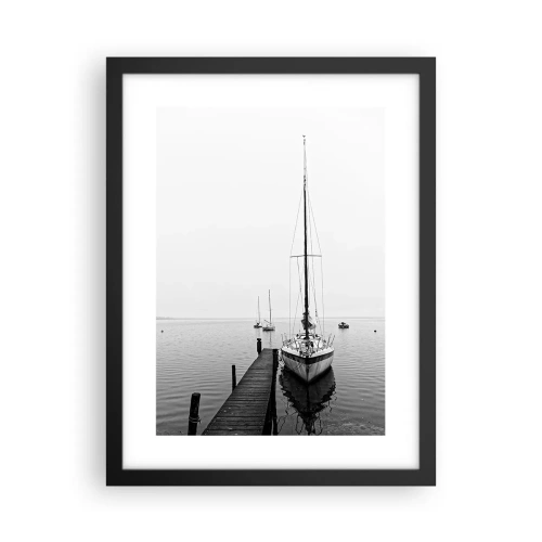 Poster in cornice nera - Pronti per il viaggio - 30x40 cm