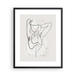 Poster in cornice nera - L'arte della seduzione - 40x50 cm