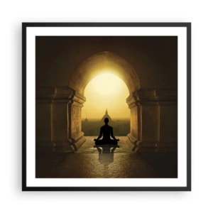 Poster in cornice nera - Armonia completa - 60x60 cm