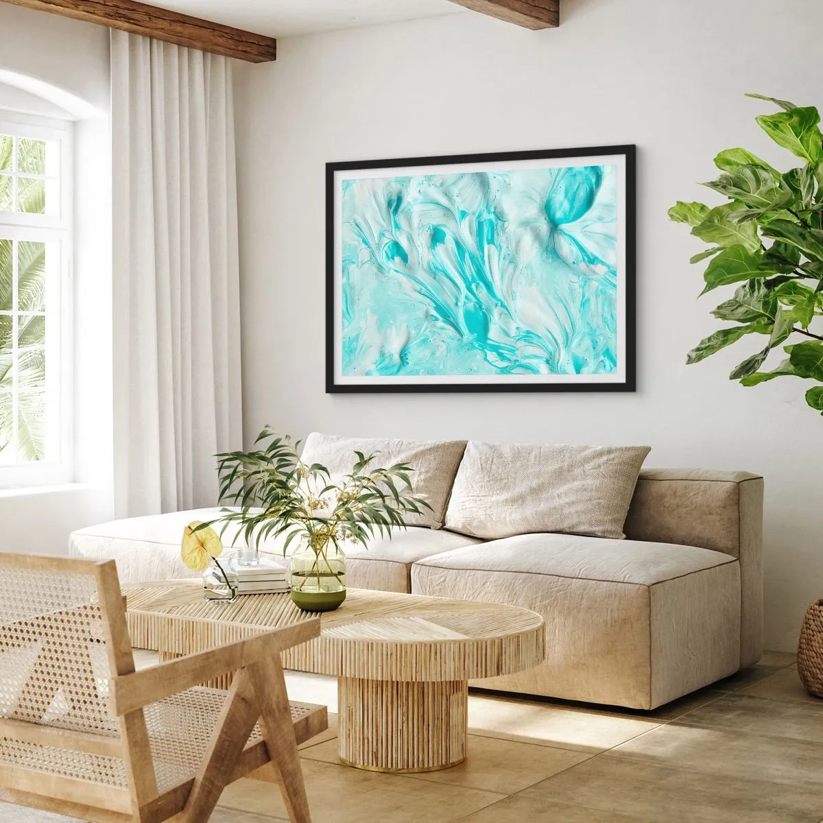 Poster in cornice nera - Insieme per sempre - 40x30 cm