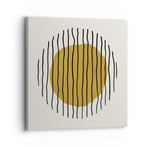 Quadro su tela - Stampe su Tela - Astrazione fremente di calore - 30x30 cm