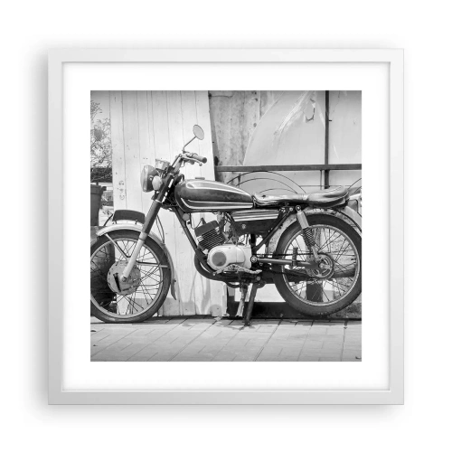 Poster in cornice bianca - La classicità sopra a tutto - 40x40 cm