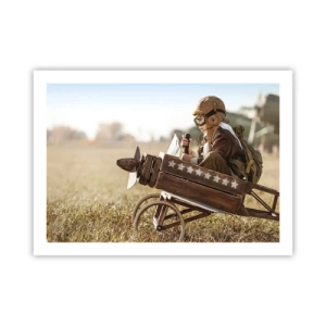 Poster - Decollo verso i sogni - 70x50 cm