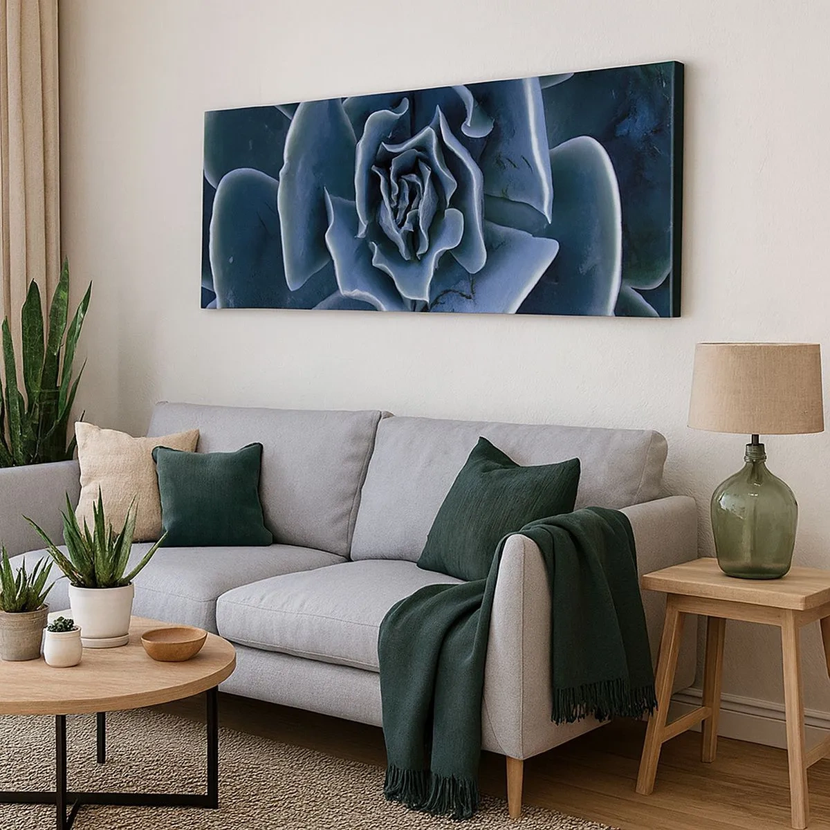 Quadro su tela - Stampe su Tela - Fiore del deserto - 100x40 cm