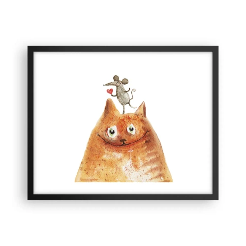 Poster in cornice nera - I paradossi dell'amore - 50x40 cm