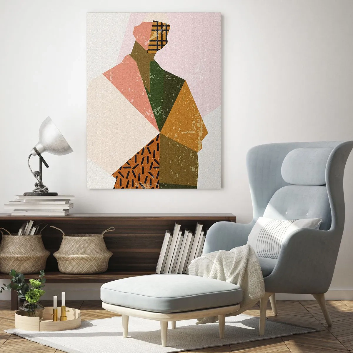 Quadro su vetro - L'uomo: un essere complesso - 70x100 cm