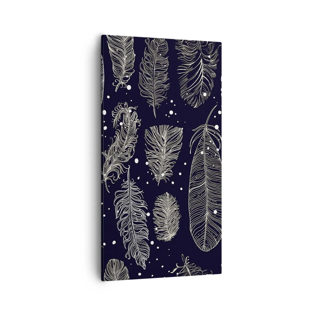 Quadro su tela - Stampe su Tela - Pizzo piumato - 55x100 cm