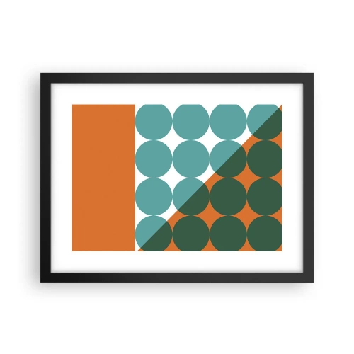 Poster in cornice nera - In alto obliquo - 40x30 cm