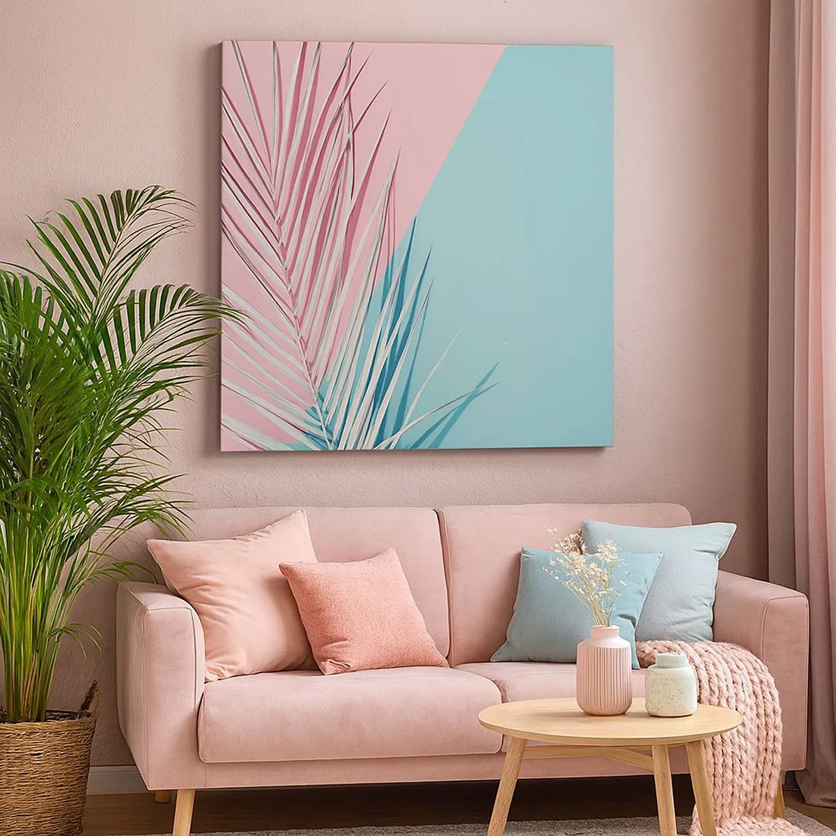 Quadro su tela - Stampe su Tela - Impressione tropicale - 30x30 cm