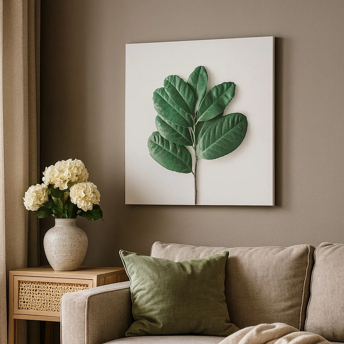 Quadro su tela - Stampe su Tela - Il disegno della natura stessa - 30x30 cm