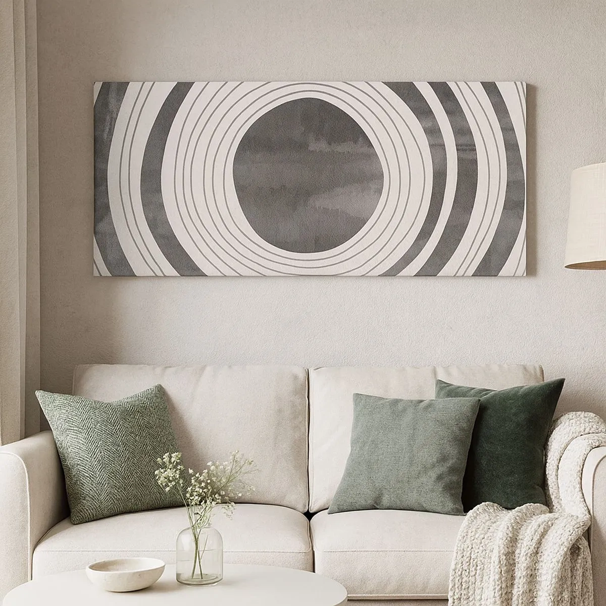 Quadro su tela - Stampe su Tela - Proprio al centro - 100x40 cm