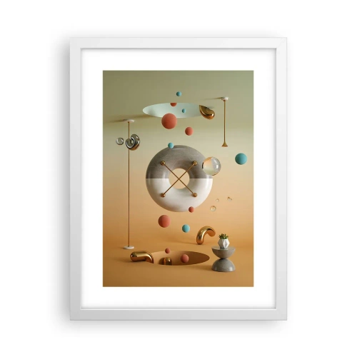 Poster in cornice bianca - Tutto può succedere - 30x40 cm