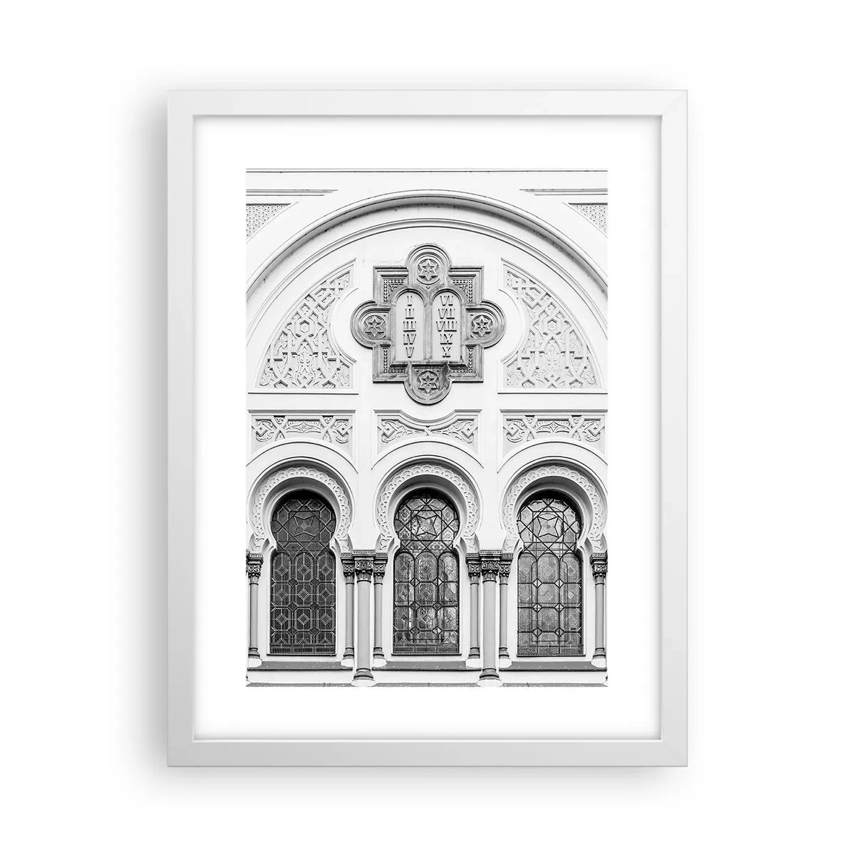 Poster in cornice bianca - Al confine delle culture - 30x40 cm