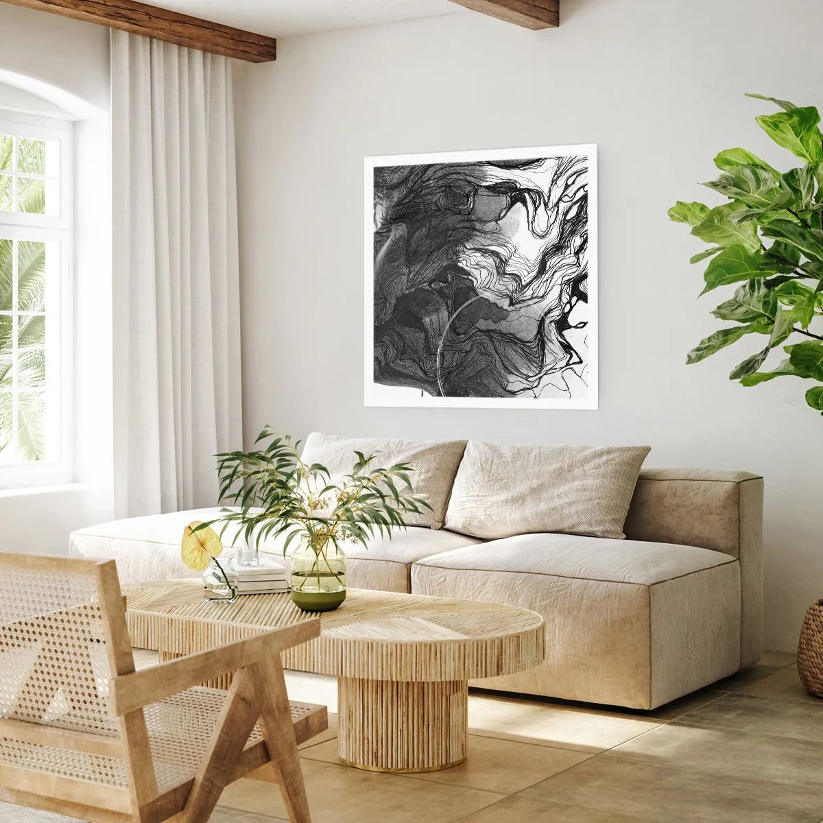 Poster - Aggrovigliata nei sogni - 40x40 cm