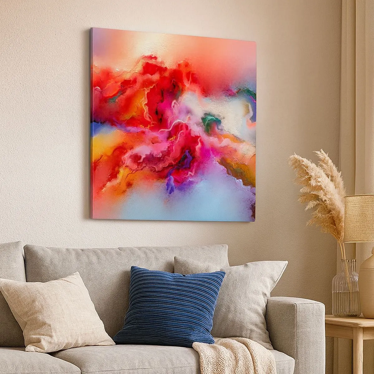 Quadro su tela - Stampe su Tela - Come afferrare i sogni: fumo - 30x30 cm