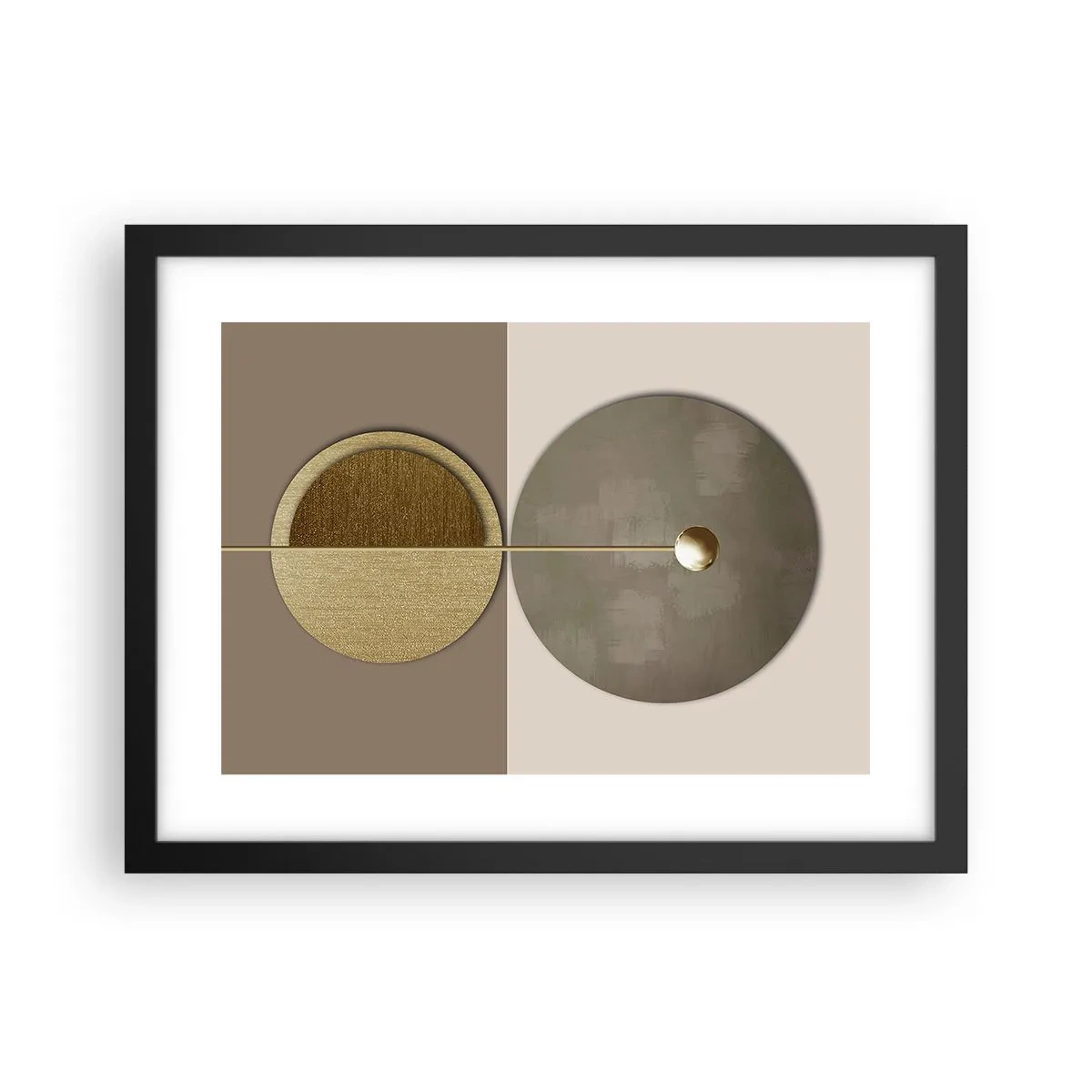 Poster in cornice nera - Equilibrio perfetto - 40x30 cm