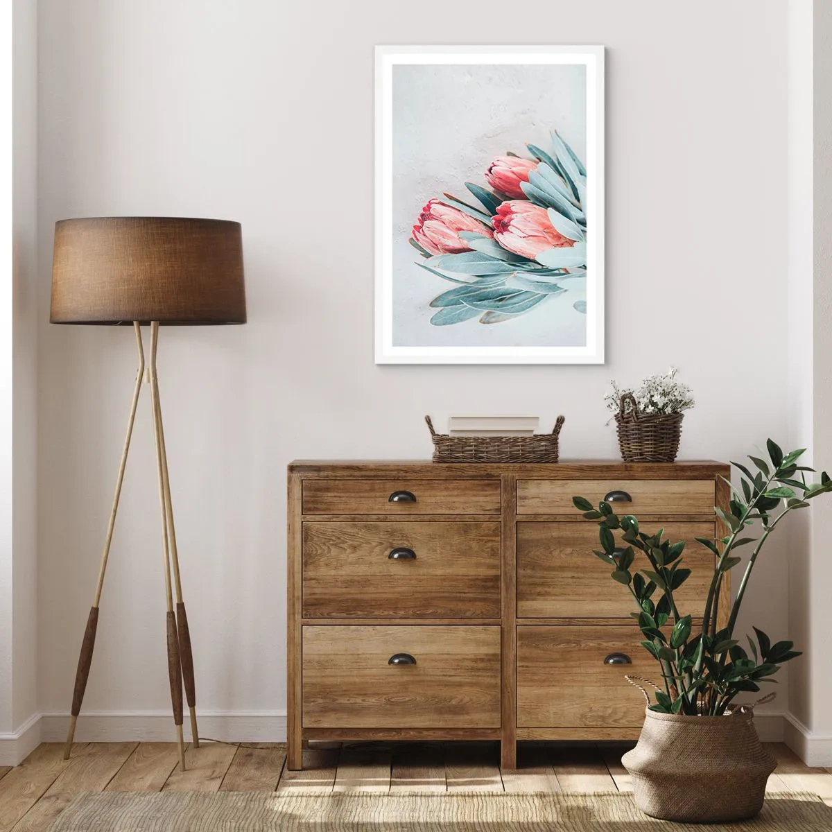 Poster in cornice bianca - Imbarazzati per la propria bellezza - 30x40 cm